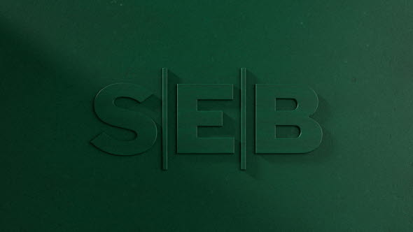 SEB's logo i SEB's grønne farve.